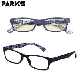 PARKS 專業3C濾藍光眼鏡浪漫騎士(黑)