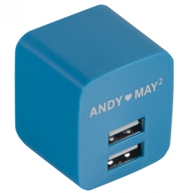 【安迪美眉】DB-220-3 USB電源供應器-藍