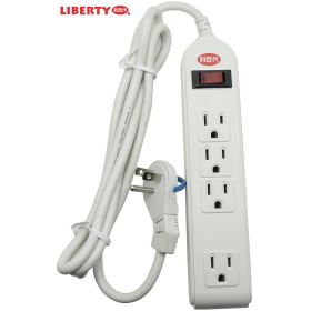 LIBETY 利百代 3孔4座單切插座-1.8米 LB-14306