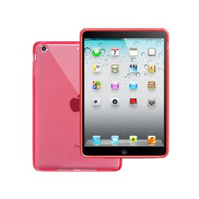 APPLE iPad mini精品果凍套-霧透明紅