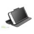 HTC One 站立式手機保護皮套-石頭紋(黑白)